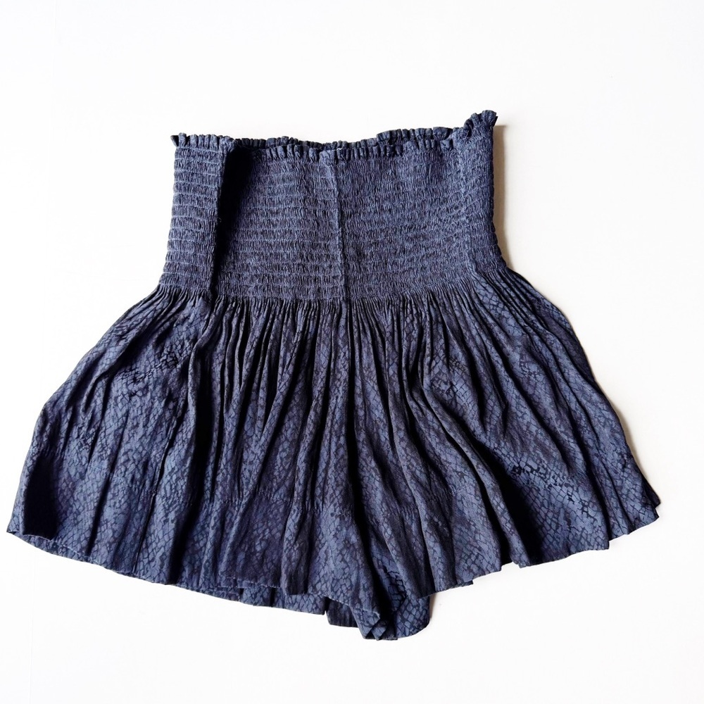 Koch Erika Skirt Skort Snakeskin Python Navy Blue animal print - Picture 2 of 5